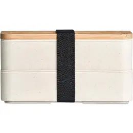 Okiyo Dura Wheat Straw Lunch Box & Phone Stand Side